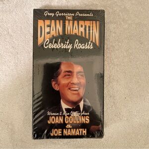Dean Martin Celebrity Roasts VHS New Sealed Joan Collins Joe Namath